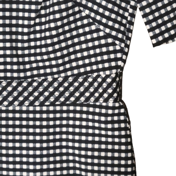 Banana Republic Size 0/Zero Workwear Dress/Checkered/Gingham/Career/Midi/Party - Picture 3 of 5